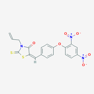 3-Allyl-5-(4-{2,4-bisnitrophenoxy}benzylidene)-2-thioxo-1,3-thiazolidin-4-one