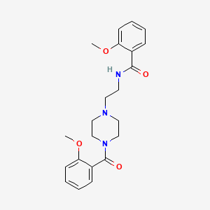 2-methoxy-N-{2-[4-(2-methoxybenzoyl)-1-piperazinyl]ethyl}benzamide