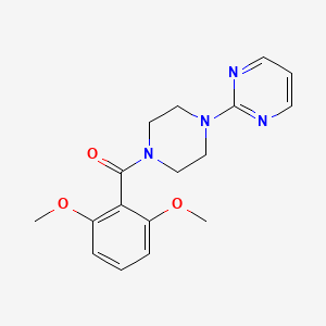 (2,6-DIMETHOXYPHENYL)[4-(2-PYRIMIDINYL)PIPERAZINO]METHANONE