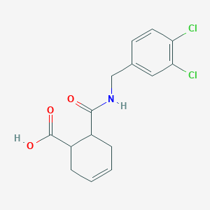 6-[(3,4-Dichlorobenzyl)carbamoyl]cyclohex-3-ene-1-carboxylic acid