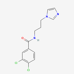 3,4-dichloro-N-[3-(1H-imidazol-1-yl)propyl]benzamide