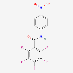 2,3,4,5,6-pentafluoro-N-(4-nitrophenyl)benzamide