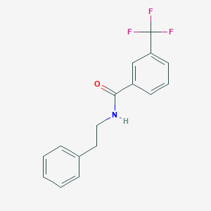 molecular formula C16H14F3NO B402872 N-(2-phenylethyl)-3-(trifluoromethyl)benzamide CAS No. 135726-92-0