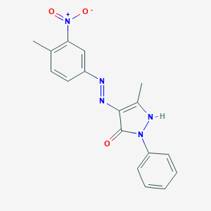 molecular formula C17H15N5O3 B402874 Solvent Yellow 23 