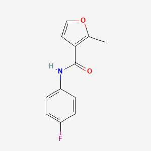 N-(4-fluorophenyl)-2-methylfuran-3-carboxamide