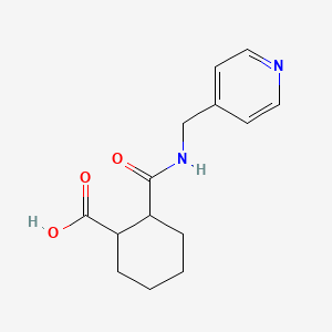 2-{[(4-pyridinylmethyl)amino]carbonyl}cyclohexanecarboxylic acid