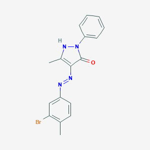 4-[(3-Bromo-4-methyl-phenyl)-hydrazono]-5-methyl-2-phenyl-2,4-dihydro-pyrazol-3-one