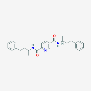 N,N'-bis(4-phenylbutan-2-yl)pyridine-2,5-dicarboxamide