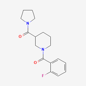 (2-Fluorophenyl)[3-(pyrrolidin-1-ylcarbonyl)piperidin-1-yl]methanone