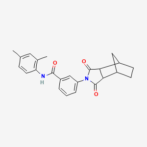 molecular formula C24H24N2O3 B4028823 N-(2,4-dimethylphenyl)-3-(1,3-dioxooctahydro-2H-4,7-methanoisoindol-2-yl)benzamide 