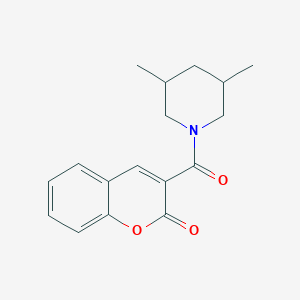 3-[(3,5-dimethylpiperidin-1-yl)carbonyl]-2H-chromen-2-one