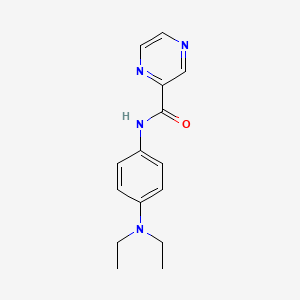 N-[4-(diethylamino)phenyl]-2-pyrazinecarboxamide