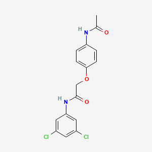 2-[4-(acetylamino)phenoxy]-N-(3,5-dichlorophenyl)acetamide