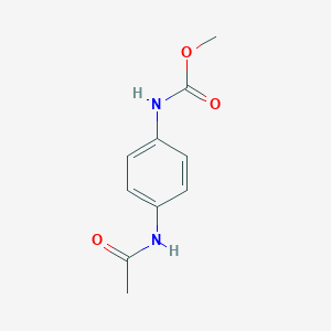 molecular formula C10H12N2O3 B402898 methyl N-(4-acetamidophenyl)carbamate 