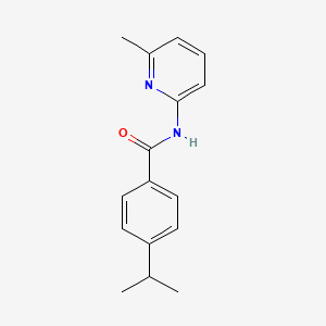 molecular formula C16H18N2O B4029014 N-(6-methylpyridin-2-yl)-4-(propan-2-yl)benzamide CAS No. 540755-44-0