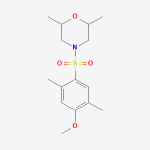 4-(4-Methoxy-2,5-dimethylphenyl)sulfonyl-2,6-dimethylmorpholine