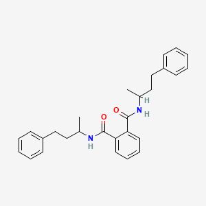 molecular formula C28H32N2O2 B4029148 N,N'-bis(4-phenylbutan-2-yl)benzene-1,2-dicarboxamide 