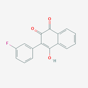 molecular formula C16H9FO3 B402915 2-(3-Fluorophenyl)-3-hydroxynaphthoquinone CAS No. 331676-74-5