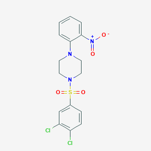 1-[(3,4-dichlorophenyl)sulfonyl]-4-(2-nitrophenyl)piperazine