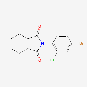 2-(4-bromo-2-chlorophenyl)-3a,4,7,7a-tetrahydroisoindole-1,3-dione