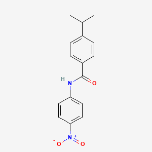 molecular formula C16H16N2O3 B4029208 N-(4-nitrophenyl)-4-(propan-2-yl)benzamide 