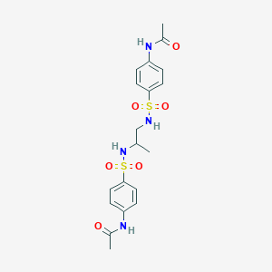 N,N'-[1,2-propanediylbis(iminosulfonyl-4,1-phenylene)]diacetamide