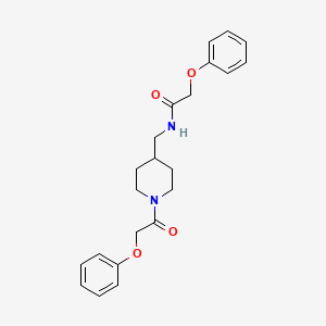 2-PHENOXY-N-{[1-(2-PHENOXYACETYL)PIPERIDIN-4-YL]METHYL}ACETAMIDE