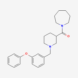 Azepan-1-yl[1-(3-phenoxybenzyl)piperidin-3-yl]methanone