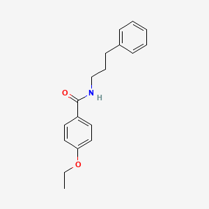 molecular formula C18H21NO2 B4029286 4-ethoxy-N-(3-phenylpropyl)benzamide 