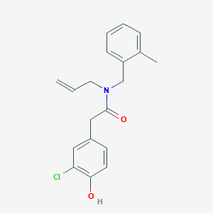 N-allyl-2-(3-chloro-4-hydroxyphenyl)-N-(2-methylbenzyl)acetamide