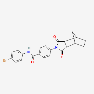 N-(4-bromophenyl)-4-(1,3-dioxooctahydro-2H-4,7-methanoisoindol-2-yl)benzamide