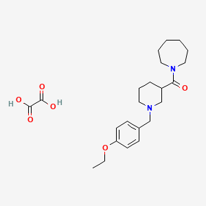 1-{[1-(4-ethoxybenzyl)-3-piperidinyl]carbonyl}azepane oxalate