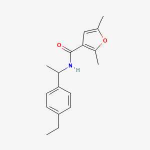 N-[1-(4-ethylphenyl)ethyl]-2,5-dimethyl-3-furamide