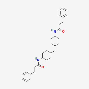 N,N'-(methylenedi-4,1-cyclohexanediyl)bis(3-phenylpropanamide)