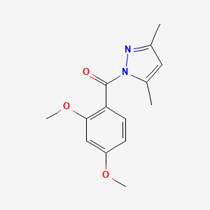 (2,4-dimethoxyphenyl)(3,5-dimethyl-1H-pyrazol-1-yl)methanone