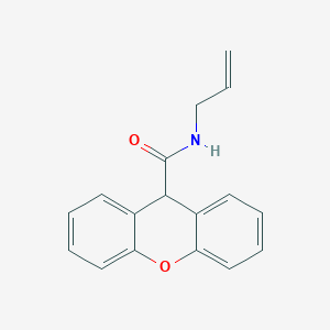 molecular formula C17H15NO2 B4029376 N-(prop-2-en-1-yl)-9H-xanthene-9-carboxamide 