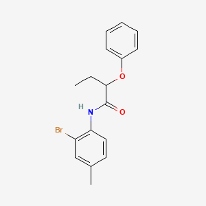 N-(2-bromo-4-methylphenyl)-2-phenoxybutanamide