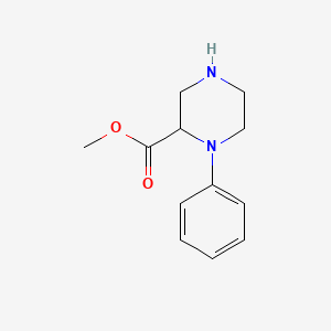 Methyl 1-phenylpiperazine-2-carboxylate