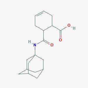 6-[(1-adamantylamino)carbonyl]-3-cyclohexene-1-carboxylic acid