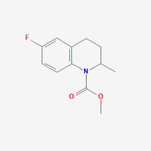 methyl 6-fluoro-2-methyl-3,4-dihydroquinoline-1(2H)-carboxylate