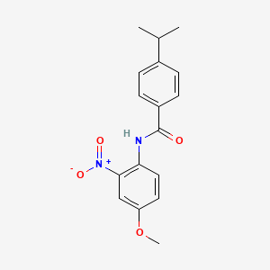 N-(4-methoxy-2-nitrophenyl)-4-(propan-2-yl)benzamide