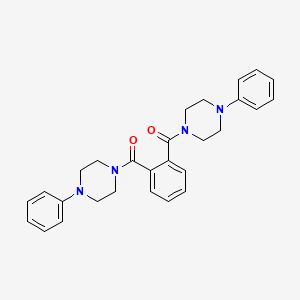 1,1'-(1,2-phenylenedicarbonyl)bis(4-phenylpiperazine)