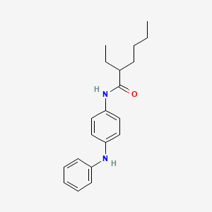 N-(4-anilinophenyl)-2-ethylhexanamide