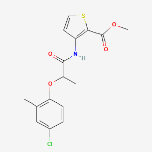 methyl 3-{[2-(4-chloro-2-methylphenoxy)propanoyl]amino}-2-thiophenecarboxylate