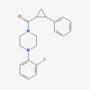 [4-(2-Fluorophenyl)piperazin-1-yl](2-phenylcyclopropyl)methanone