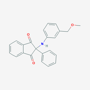 molecular formula C23H19NO3 B402954 2-[3-(Methoxymethyl)anilino]-2-phenylindene-1,3-dione CAS No. 332413-00-0
