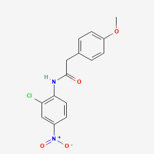 N-(2-chloro-4-nitrophenyl)-2-(4-methoxyphenyl)acetamide