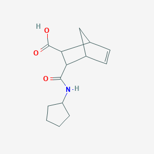 3-(Cyclopentylcarbamoyl)bicyclo[2.2.1]hept-5-ene-2-carboxylic acid