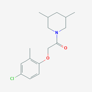 1-[(4-chloro-2-methylphenoxy)acetyl]-3,5-dimethylpiperidine