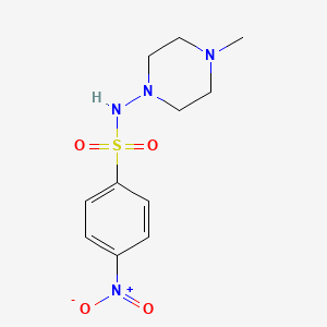 N-(4-methyl-1-piperazinyl)-4-nitrobenzenesulfonamide